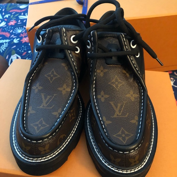 Louis Vuitton a monogram brogues - Picture 7 of 9